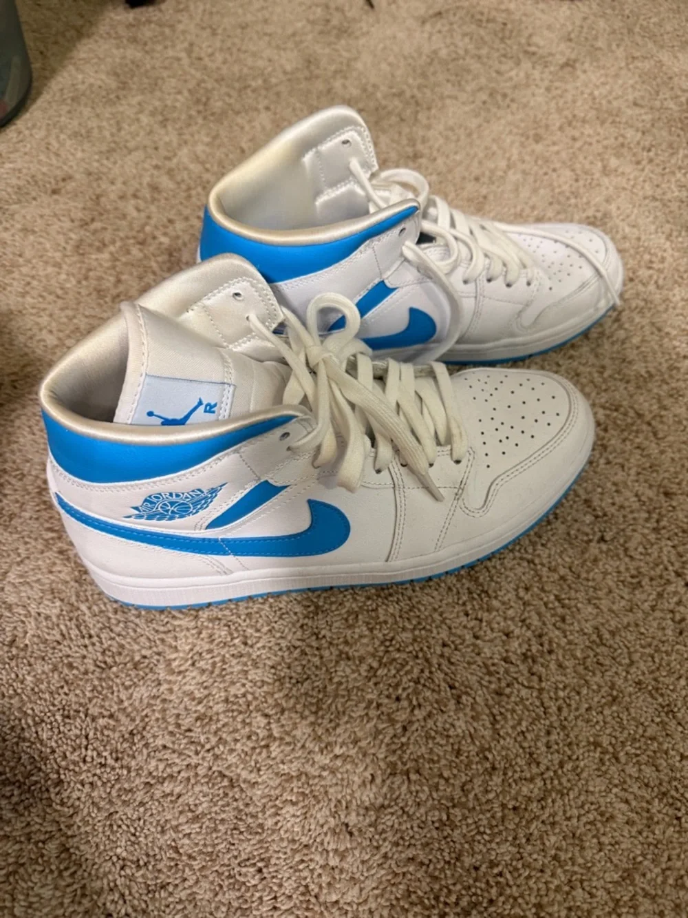 Nike Air Jordan’s in Carolina Blue